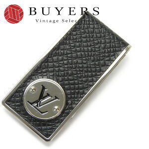 LOUIS VUITTON Pen à Bier Neo LV Club Taiga Money Clip Black